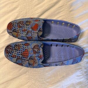 Floafers Tulip Blue Country Club Driver Shoe